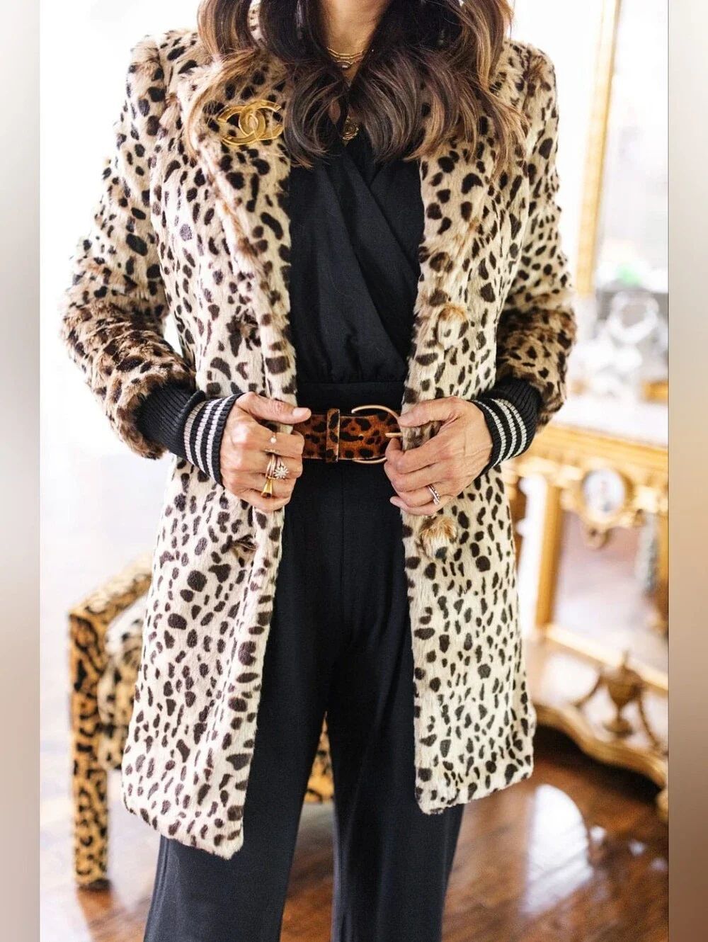 Cabi Josephine Faux Fur Coat, Sz Xs, Like New!